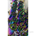 pvd plated rainbow coating hardware